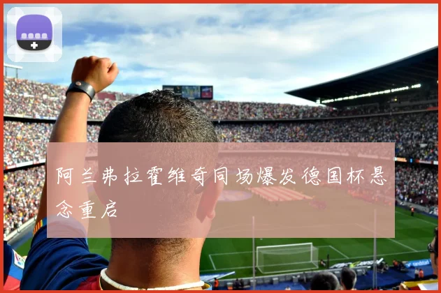 阿兰弗拉霍维奇同场爆发德国杯悬念重启